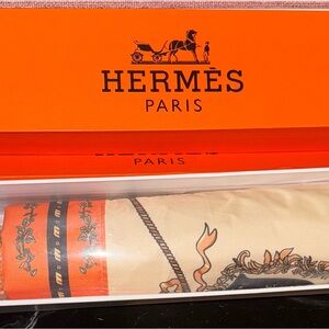 Fashion Orange and Cream Umbrella